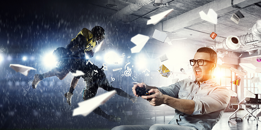 Experience the reality of game. Mixed media