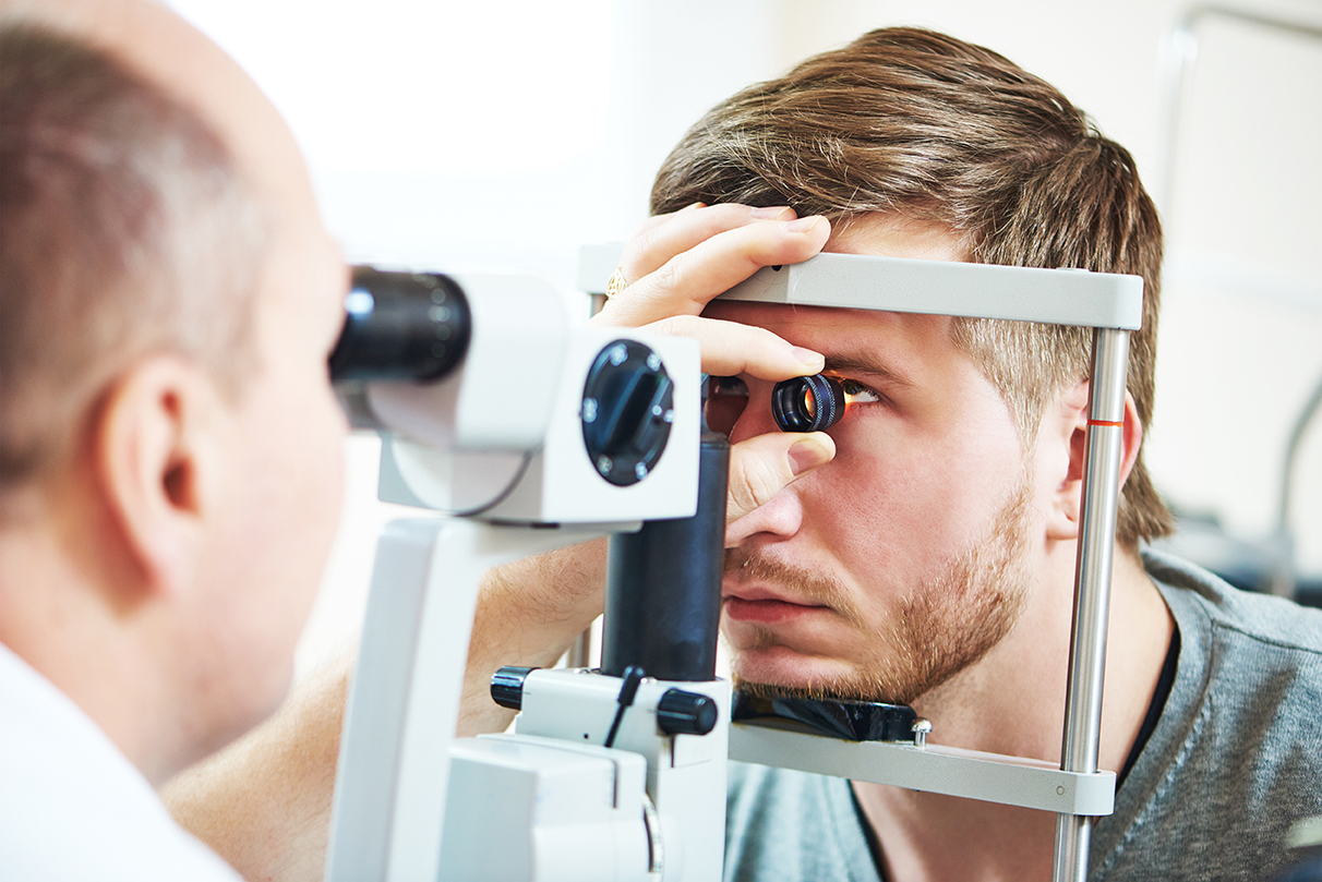 Ophthalmology eyesight examination
